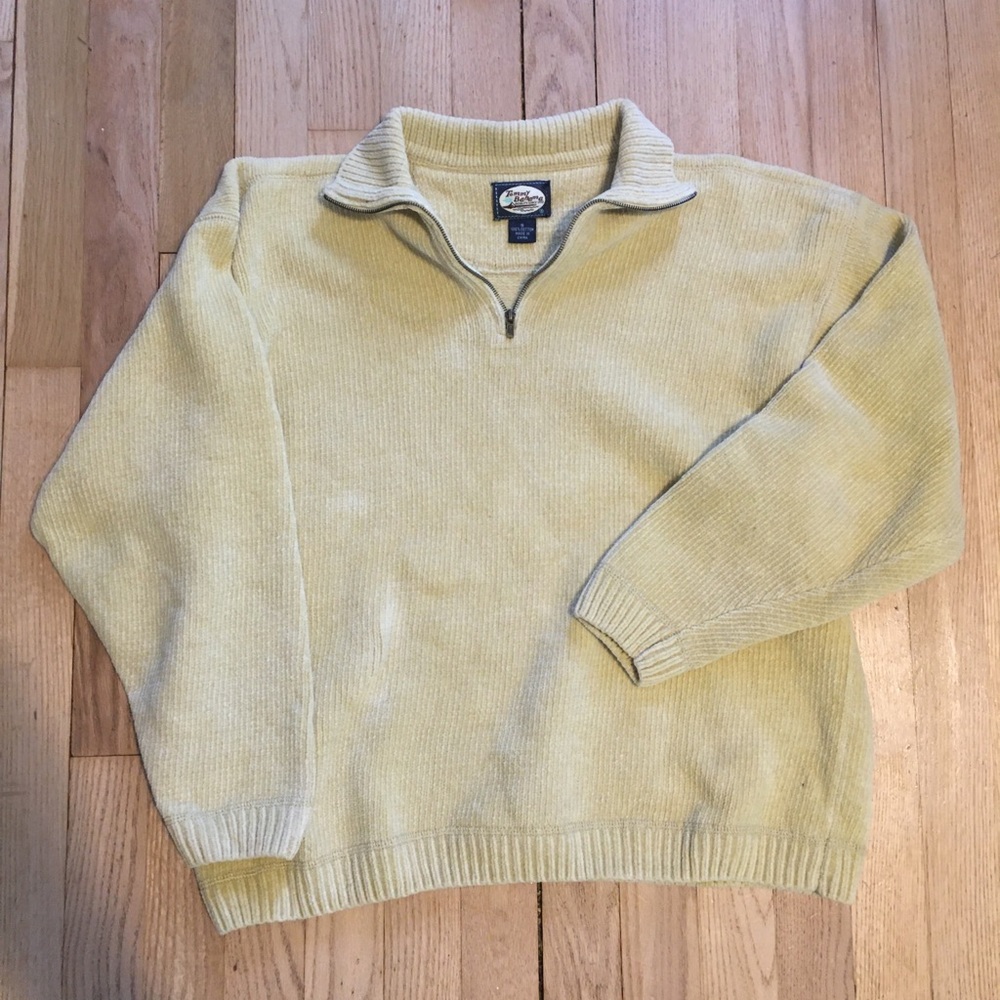 Woman’s Tommy Bahama 1/4 zip knit sweater